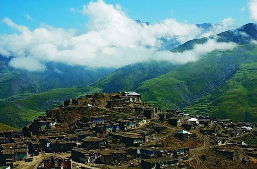 Khinaliq Village, Quba District, Caucasus Mtns, Azerbaijan